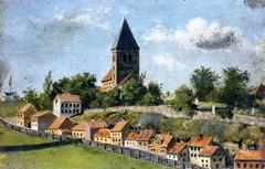 Telthusbakken with Gamle Aker Church by Edvard Munch