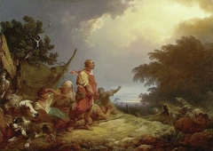 The Angel appearing to the Shepherds by Philip James de Loutherbourg