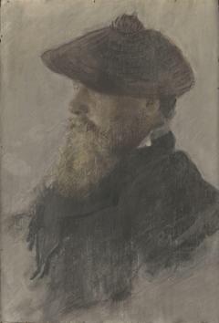 The artist Christian Krohg by Eilif Peterssen