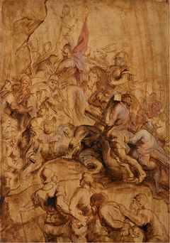 The Ascent to Calvary. The Bearing of the Cross by Peter Paul Rubens