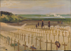 The Cemetery, Etaples, 1919 by John Lavery