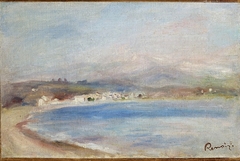 The Coast at Cagnes, Sea, Mountains by Auguste Renoir