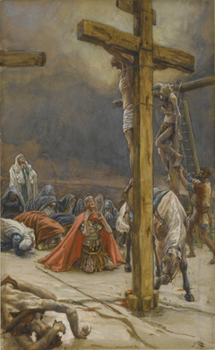 The Confession of Saint Longinus (Confession de Saint Longin) by James Tissot