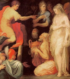 The Continence of Scipio by Niccolò dell'Abbate