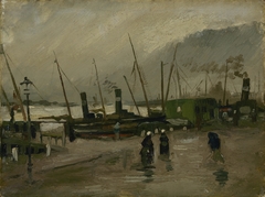The De Ruijterkade in Amsterdam by Vincent van Gogh