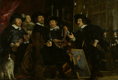 The directors of the crossbow militia by Bartholomeus van der Helst