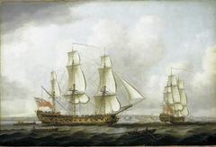 The East Indiaman 'Princess Royal' by John Cleveley the Elder