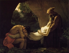 The Entombment of Atala by Anne-Louis Girodet de Roussy-Trioson