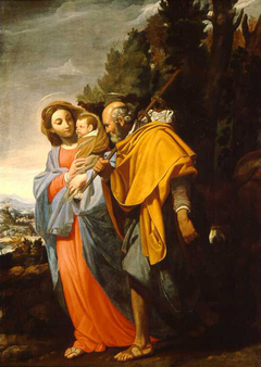 The Flight into Egypt by Domenico Fiasella