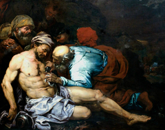 The Good Samaritan (MBA Lyon) by Giovan Battista Langetti