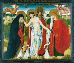 The Holy Trinity with the Virgin Mary and St John the Evangelist by Master of the Wendelin Altar