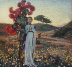 The Knight and the Maiden by Richard Bergh