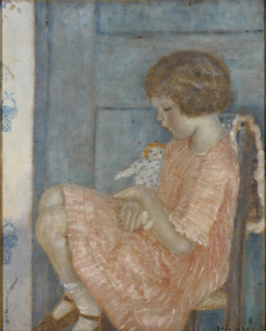 The Little Mother (La Petite Mère) by Frederick Carl Frieseke