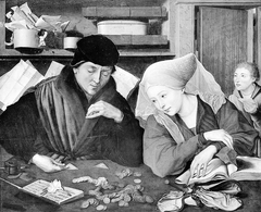 The Moneychanger and his wife by Marinus van Reymerswaele