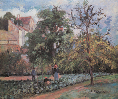 The Orchad at Maubuisson, Pontoise by Camille Pissarro