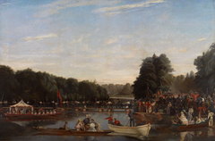 The Pontoon on Virginia Water, 5 July 1853 by Edward Armitage