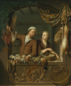 The Poulterer's Shop by Willem van Mieris