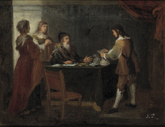 The Prodigal Son receiving his Inheritance by Bartolomé Esteban Murillo