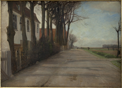 The Road Leading past "Store Godthaab", a Country House near Copenhagen by Albert Gottschalk