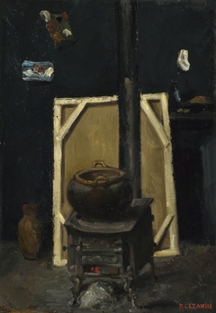 The Stove in the Studio by Paul Cézanne