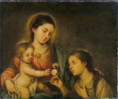 The Virgin and Child with Saint Rose of Viterbo by Unknown Artist