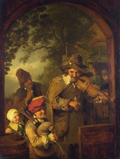 The Wandering Musicians by Christian Wilhelm Ernst Dietrich