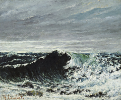 The Wave by Gustave Courbet