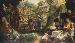 The Worship of the Golden Calf by Tintoretto