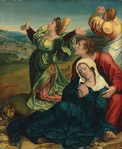 Three Marys and Saint John the Evangelist at the Foot of the Cross by Bernard van Orley