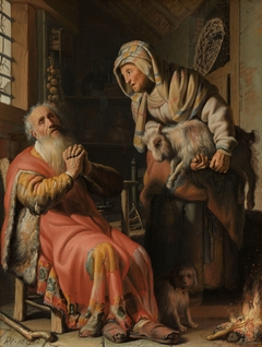 Tobit and Anna with the Kid by Rembrandt