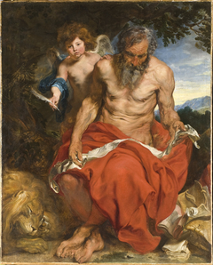 Saint Jerome by Anthony van Dyck