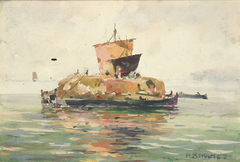 Venetian Freight Boats by William Henry Holmes