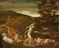 Venus lamenting the Death of  Adonis by Antonio Marziale Carracci