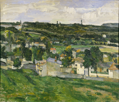 View of Auvers-sur-Oise by Paul Cézanne