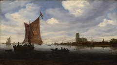 View of Dordrecht by Salomon van Ruysdael