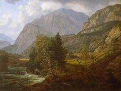 View of Fortundalen by Johan Christian Dahl