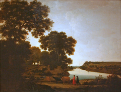 View of Sint-Pieter across the Maas by Joris van der Haagen