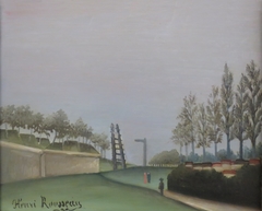 View of the Fortifications to the left of the Gate of Vanves by Henri Rousseau