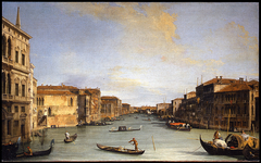 View of the Grand Canal by Canaletto