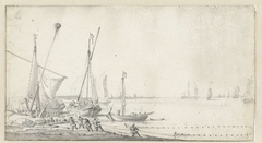 Vissershaven by Willem van de Velde II