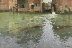 Water Mill by Frits Thaulow