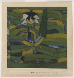 White Blossom in the Garden by Paul Klee