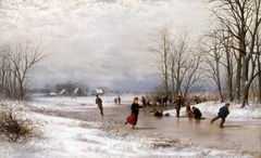 Winter Landscape by Samuel S Carr