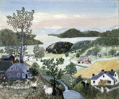 A Beautiful World by Grandma Moses