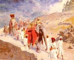 A Maratha Hunting Party by Edwin Lord Weeks