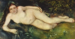 A Nymph by a Stream by Auguste Renoir