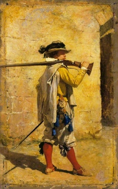 A Sentinel: Time of Louis XIII by Jean-Louis-Ernest Meissonier