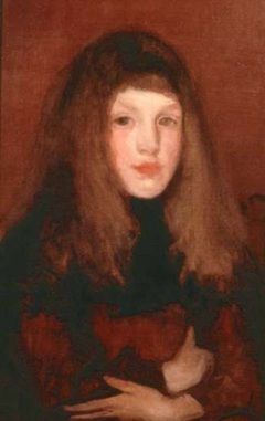 A Study in Rose and Brown by James Abbott McNeill Whistler