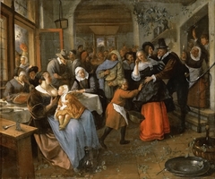 A Village Wedding by Jan Steen