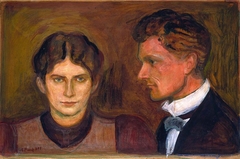 Aase and Harald Nørregaard by Edvard Munch